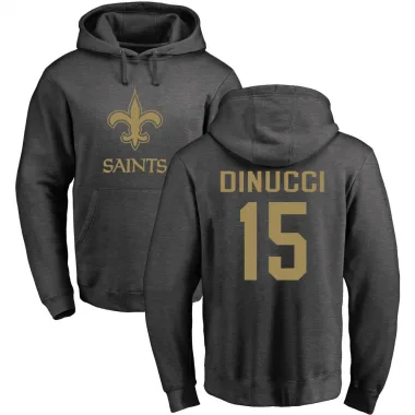 Men's Ben DiNucci New Orleans Saints Pro Line by Branded Ash One Color Pullover Hoodie