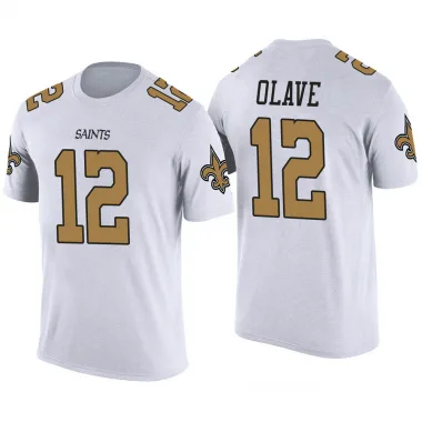 White Youth Chris Olave New Orleans Saints Color Rush T-Shirt